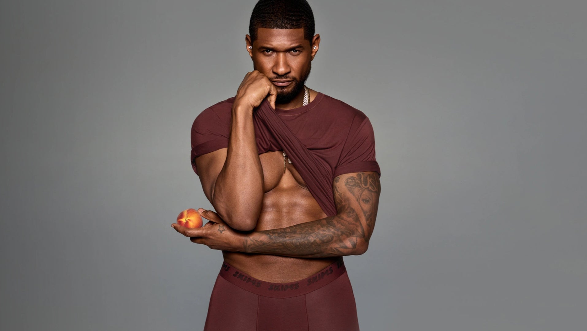 Usher Takes Center Stage in New SKIMS Men s Underwear Campaign